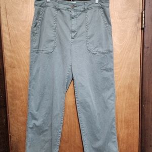 Gap Factory Girlfriend Khaki 12 in Mesculen Gree.